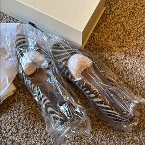 Margaux Black and Tan Flats for Effortless Elegance